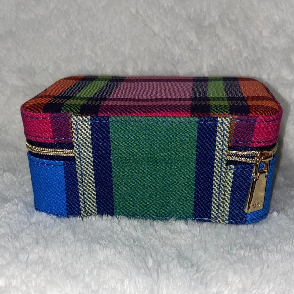 Kate Spade"Grand Plaid Duo" Jewelry Organizer - Picture 3 of 13